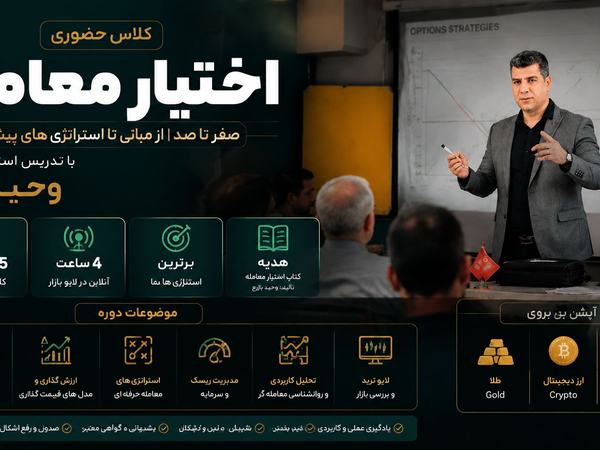 کلاس حضوری اختیار معامله | آموزش عملی آپشن در تهران و شیراز